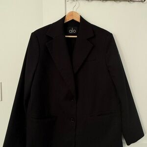 ALO Yoga Black Blazer Professional Suit Jacket